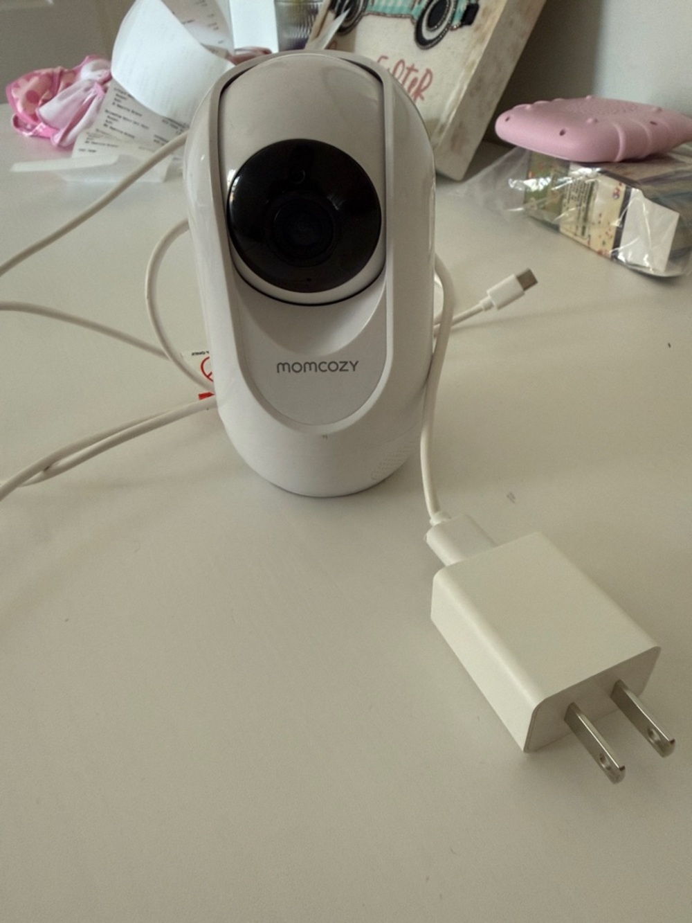 Momcozy White Baby extra Monitor Camera